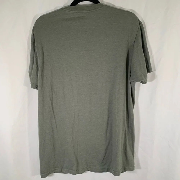 American Highway Shirt Large Green Graphic Print Built to Last Truck - Picture 6 of 6